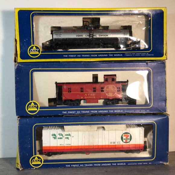 Lot of 3 Vintage AMS. Train Cars - Picture 10 of 11